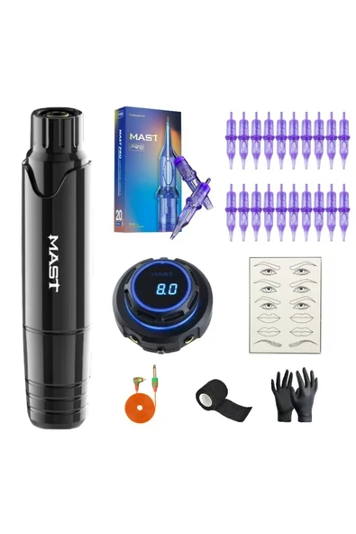 P10 Kalıcı Makyaj Seti Siyah Power Supply Cihaz Resimde Ki Orijinal Ürünler Gönderilir ürün görseli 1