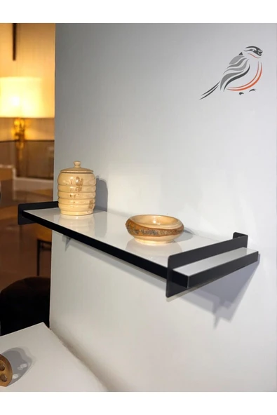 Serçedesign Tekli Dekoratif Duvar Rafı – Modern Tasarım, Kolay Montaj, 70x20 Cm ürün görseli 1