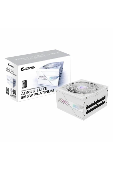 Aorus Elite AE850PM Ice 850W 80+ Platin Modüler Güç Kaynağı ürün görseli 1
