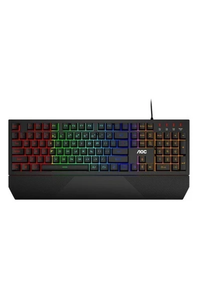 Aoc GK200S Türkçe Rgb Mekanik Hisli Gaming Klavye (GK200S38T) ürün görseli 1