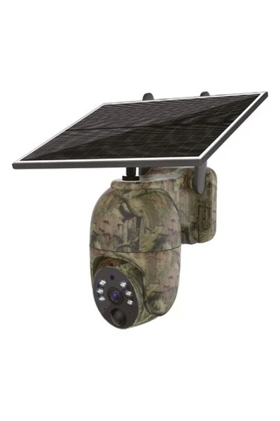 Rxr C29 4g Sim Kartı Destekli Solar Panelli Bataryalı Kamuflajlı Ptz Güvenlik Kamerası ürün görseli 1
