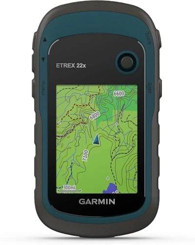 Garmin 010-02256-00 eTrex 22x, Rugged Lucius GPS Navigator, Black/Navy ürün görseli 1