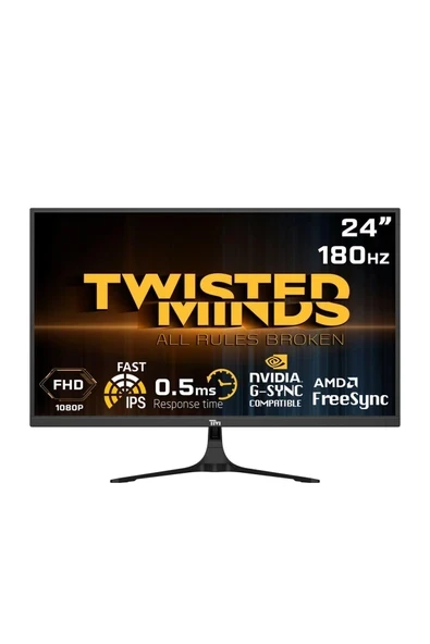 Twısted Mınds 23,8" TM24FHD180IPS Fhd 180HZ 0,5ms HDMI Dp HDR10 Fast IPS Çerçevesiz Gamıng Monitör ürün görseli 1