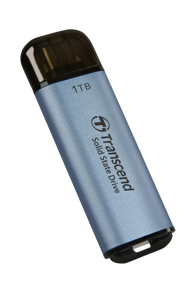 TS1TESD300C 1TB USB/Type-C 10Gbps 1050/950MB/s Taşınabilir Harici SSD - Mavi ürün görseli 1