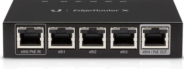 Ubiquiti Networks EdgeRouter X, 4 Bağlantı Noktalı Gigabit Yönlendirici, ER-X (Yenilendi) ürün görseli 1