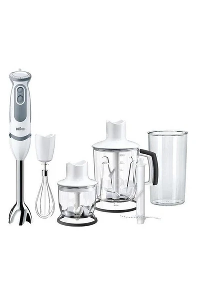 Mediterian Beyaz Çok Amaçlı Güçlü El Blender Seti, 2 yıl garanti ürün görseli 1