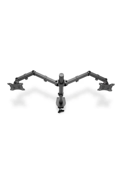 Digitus Sıkıştırmalı Ikili Monitör Tutucu 17-32", 2 x 8 kg (Maks.), Siyah ürün görseli 1