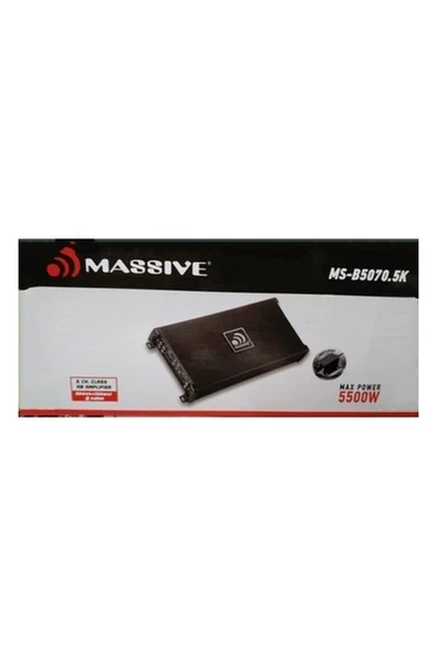 Massive MS-B5070.5K 5 Kanal Profesyonel Oto Anfi ürün görseli 1