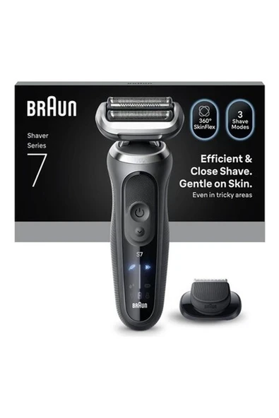 Braun Series 7 Elektrikli Tıraş Makinesi, Islak ve Kuru, Hassas Düzeltici Başlık, 72-G1200S ürün görseli 1