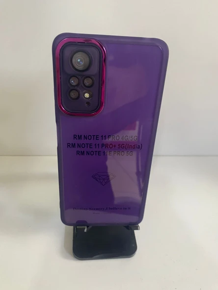 REMDMİ NOT 11 PRO 4G 5G UYUMLU MOR SLİKON KILIF ürün görseli 1