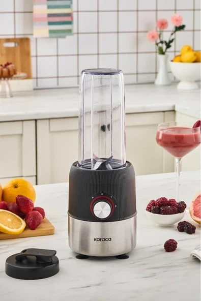 Karaca Blend & Rush Inox Personal Kişisel Smoothie Blender Black ürün görseli 1