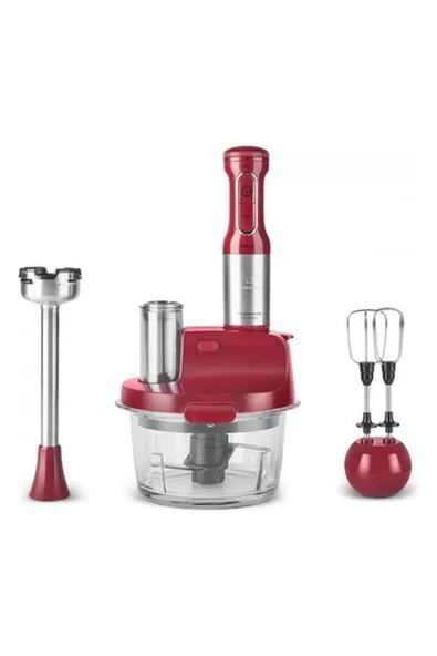 Karaca Inox Gövde Premium 2000W Turbo 1,5 Lt Cam Hazneli, 4 Kanatlı Çelik Bıçak Mutfak Robotu & Blender ürün görseli 1