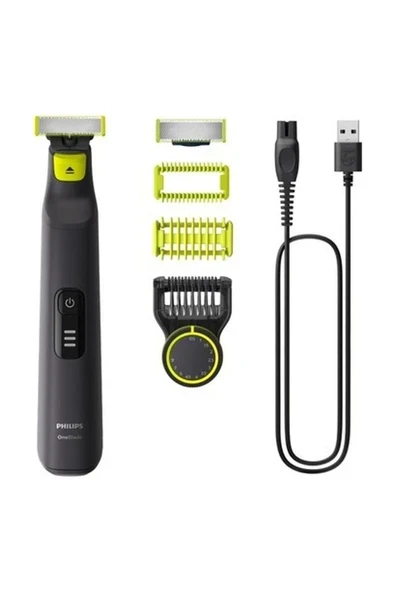 Philips Oneblade Pro Islak/kuru Yüz ve Vücut Tıraş Makinesi, 12 Uzunluk Ayarı, QP6542/10 ürün görseli 1