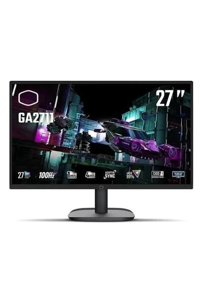 Coolermaster 27" IPS GA2711 1ms 100HZ Hdmı-Dp Gamıng Monitör ürün görseli 1