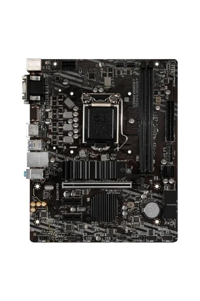 MSI B460M PRO Soket 1200 DDR4 2933 VGA DVI HDMI M.2 USB 3.2 MATX Anakart ürün görseli 1