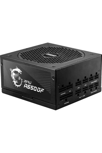 MSI MPG A650GF 650W 80+ Gold Power Supply ürün görseli 1