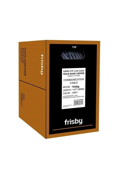 Fnw-cat628 305mt 100 Bakır Cat6 Kablo ürün görseli 1