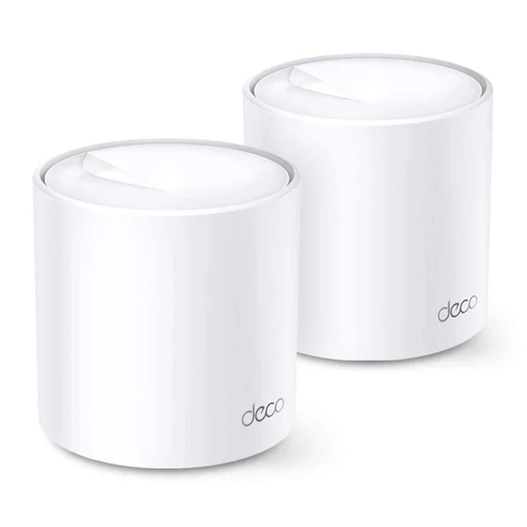 TP-Link Deco WiFi 6 Mesh WiFi Sistemi (Deco X20) - 4000 Sq.Ft'ye kadar alanı kapsar. Kablosuz İnternet Yönlendiricileri ve Genişleticilerin yerine geçer, 2'li Paket ürün görseli 1