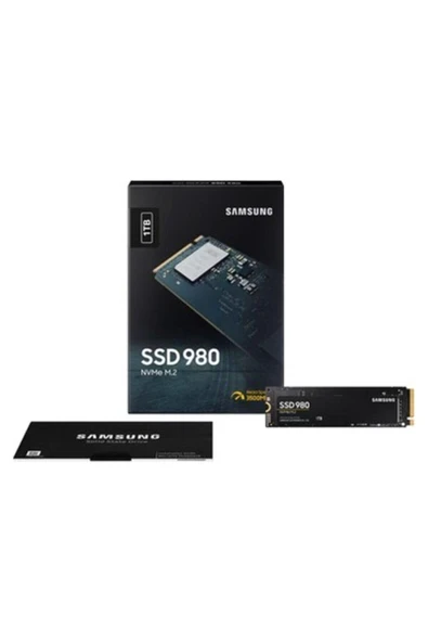 Samsung 1TB 980 M.2 2280 NVMe 3500MB- s 3000MB-s MZ-V8V1T0BW Ssd Harddisk ürün görseli 1