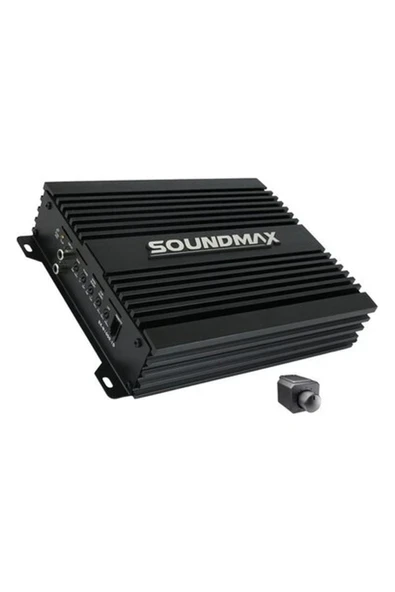 Soundmax SX-N1000.1D Mono Amfi Bas Amfisi 1ohm 1000RMS- 2 Ohm 600RMS-4OHM 370RMS-BAS Kontrollü ürün görseli 1