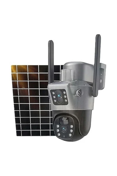Apronx APX-WSP540 6mp 3.6 mm 4g Solar Çift Kamera ürün görseli 1