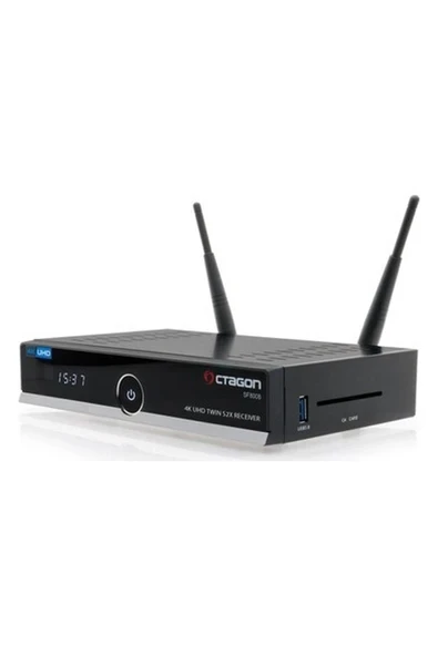 Octagon SF8008 4K UHD E2 DVB-S2X Twin Receiver ürün görseli 1