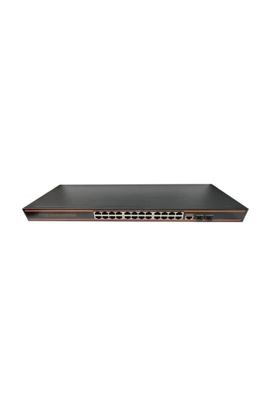 ND1PD2412L 24 Port Poe Yönetilemeyen Switch ürün görseli 1