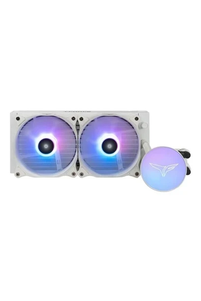 240mm SIREN GD240E TB120602 RGB Sıvı Soğutmalı İşlemci Fanı BEYAZ ürün görseli 1
