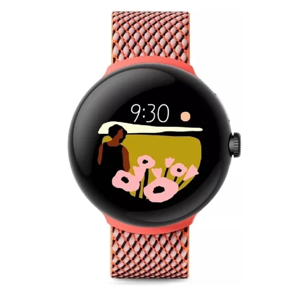 Google Pixel Watch LTE Akıllı Saat, Hücresel veya WiFi Verileriyle Uyumlu, GPS, BT ve Nabız Monitörü 41 mm, Toplu Paketleme (Mercan) ürün görseli 1