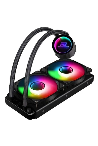 Power Boost Deep  2X120MM 240 Argb Fanlı Sıvı Soğutma Sistemi ürün görseli 1