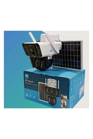 O-kam -3915 6 Mp  Çift Kameralı Sirenli Güneş Panelli Solar Kamera ürün görseli 1
