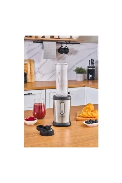 Şık ve Hafif Kişisel Inox Smoothie Blender, Pratik Kullanım ve Şıklık Sunar ürün görseli 1