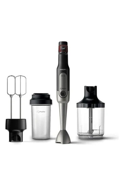 Philips Essential Viva Collection Promix Paslanmaz Çelik Blender, Siyah&gri ürün görseli 1