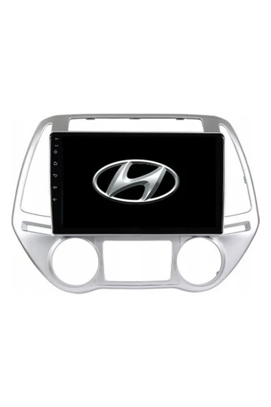Hyundai I20 - Araç Multimedya Ekran - 6gb 128GB - Düz Dijital - Silver - 2013 - 2014 - 9 Inch - Upg - Myway ürün görseli 1
