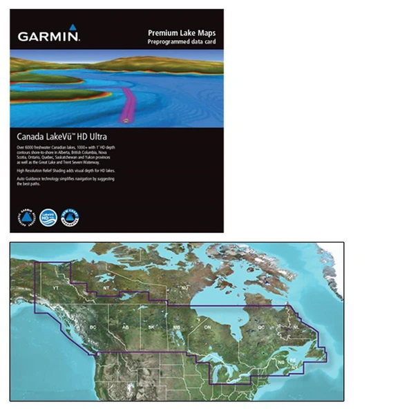 Garmin 010-C1114-00 Garmin Kanada LakeVu HD Ultra ürün görseli 1