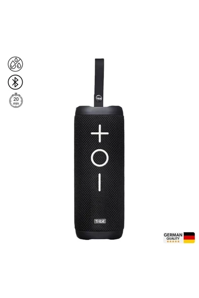 Tribit BTS30 Stormbox 24W 20 Saat Oynatma Süresi Ipx7 Su Geçirmez Taşınabilir Tws Bluetooth Hoparlör Siyah ürün görseli 1