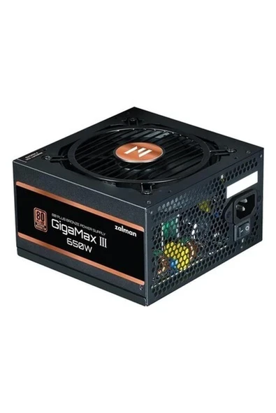 Zalman ZM650-GV3 (Gıgamaxııı 650W) +80 Plus Bronze Gen5 Yüksek Koruma Devre Tasarımı Güç Kaynağı ürün görseli 1