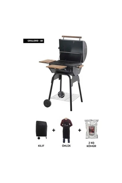 Cheffi Grillord 50 Barbekü (ÖNLÜK VE KILIF HEDİYELİ) ürün görseli 1
