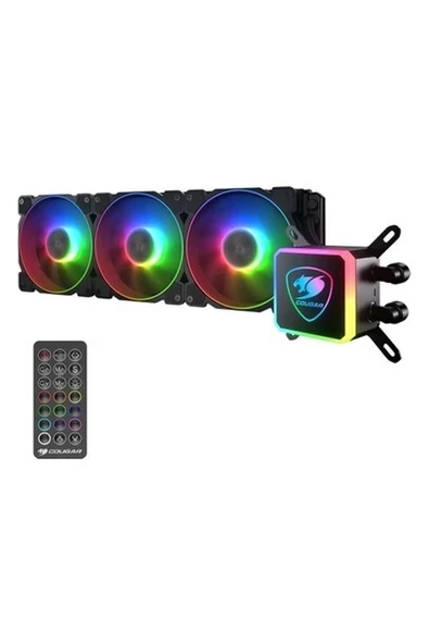Cougar Aqua 360 Rgb Işıklı 240 mm Sıvı Soğutmalı İşlemci Fanı Tr4 Uyumlu (CGR-AQUA-360 Argb) ürün görseli 1