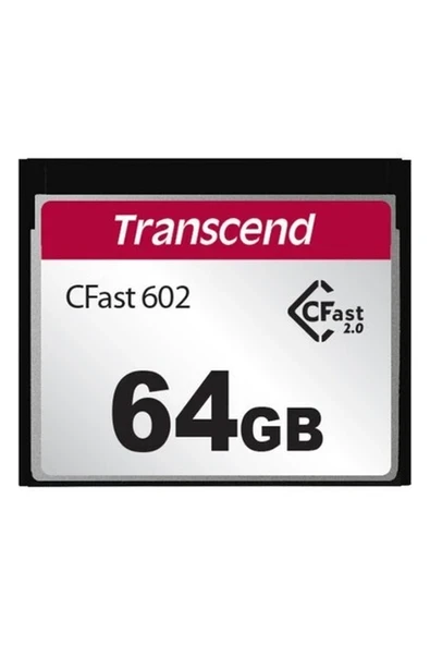 Transcend TS64GCFX602 64 GB CFX602 Cfast 2. Compact Flash Hafıza Kartı ürün görseli 1