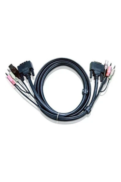 Aten ATEN-2L-7D05UD USB DVI Kvm Switch Kabloları ürün görseli 1