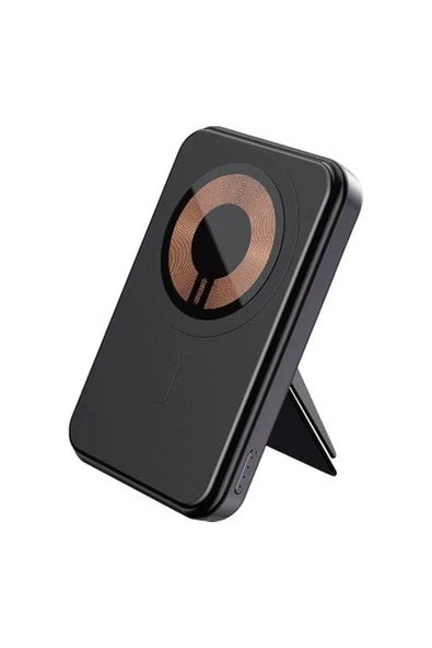 Raptic Trio Standlı Wireless ve Pd Hızlı Şarj Özellikli Powerbank 15W 5000 mAh Siyah ürün görseli 1