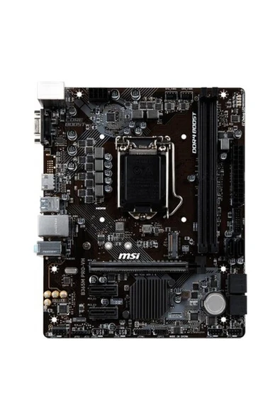 MSI B365M PRO-VH Soket 1151 DDR4 2666 VGA HDMI M.2 USB3.1 mATX WIN7 WIN10 Anakart ürün görseli 1