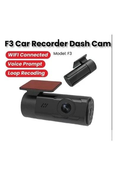 Wifi Car Dvr Recorder Dasch Cam Araç Içi Kamera Wifi Bağlantılı 1080P Telefondan Izleme ürün görseli 1
