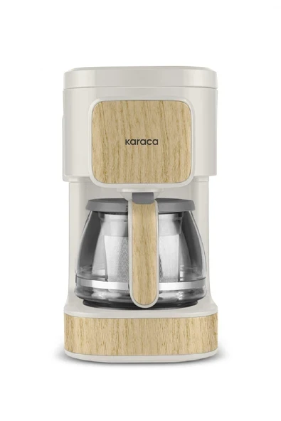 Karaca Just Coffee Aroma 2 In 1 Filtre Kahve Makinesi Wood Craft ürün görseli 1