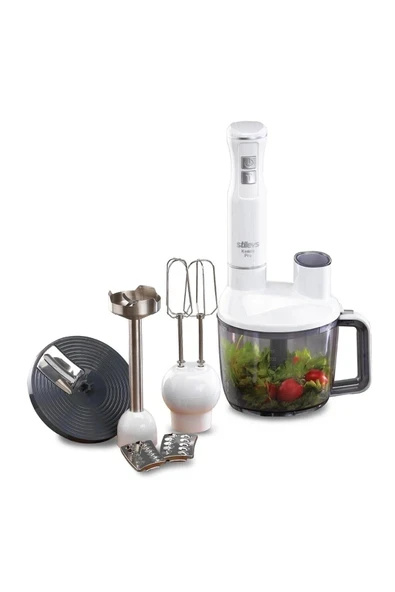 El Blender Seti, Beyaz, Kolay Kullanımlı, Pratik ve Şık Tasarım ürün görseli 1
