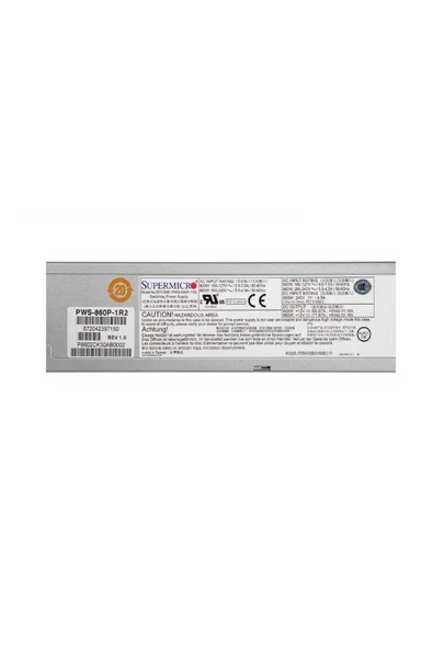 Supermicro 800w/860w 1u Redundant Power Supply (PWS-860P-1R2) ürün görseli 1