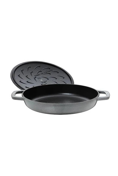 Staub Kapaklı Döküm Tencere 24 cm Gri ürün görseli 1