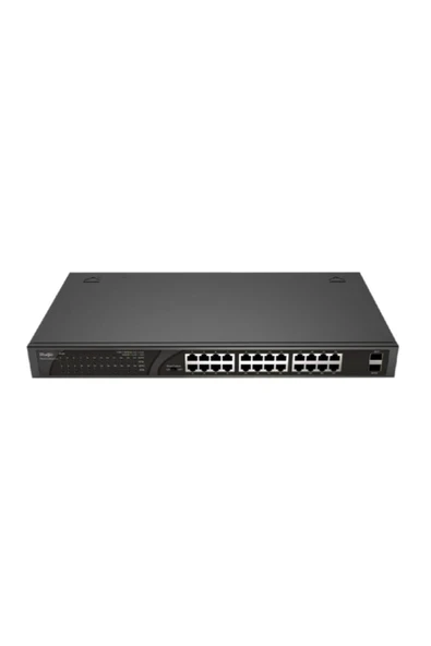 Reyee Rg-es126g-lp-l 24 Port Gigabit +2 Sfp 24 Port 180w Poe Switch ürün görseli 1