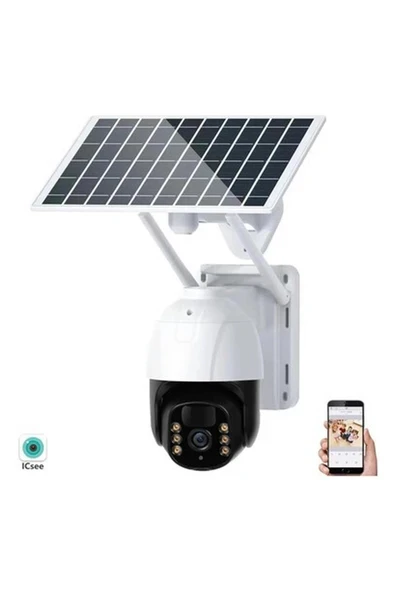 Radex Rx-14 Solar Smart Güvenlik Kamerası 4g Sim 3mp Wi-Fi Ptz Renkli Gece Görüş Dış Mekan ürün görseli 1